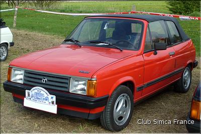 Talbot Samba cabriolet