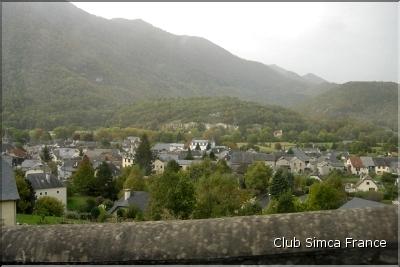 Vue sur la vallée d'Ossau