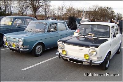 Simca 1000 et Rallye 1