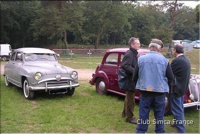 Simca Aronde 54 et Simca 8 1200