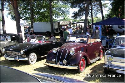 Simca 8, Océane et Simca 1000