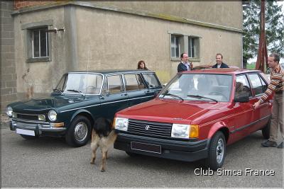 Simca 1501 et Talbot Horizon