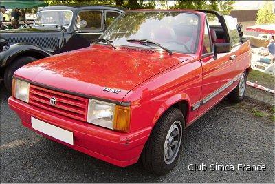 Talbot Samba cabriolet