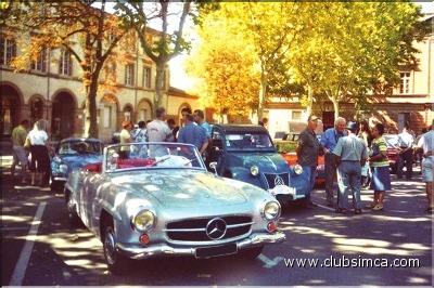 Mercedes et 2 cv