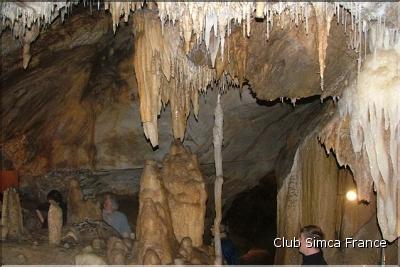 Visite des grottes