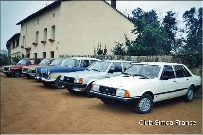 Simca 1100, 1301, Solara, Chambord...