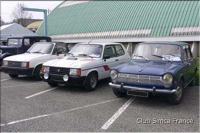 Samba cabriolet, berline et Simca 1300