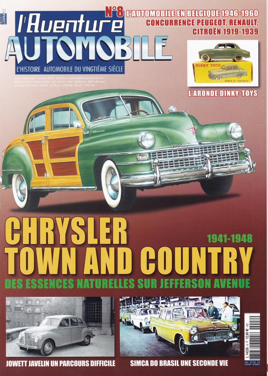l'Aventure Automobile du 20ème siècle n°8 couverture
